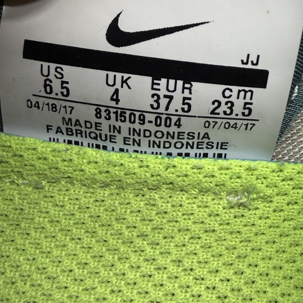 Nike Free RN Shoes Womens Size 6.5 Green Mesh Running Sneakers 831509-004 - Picture 5 of 8